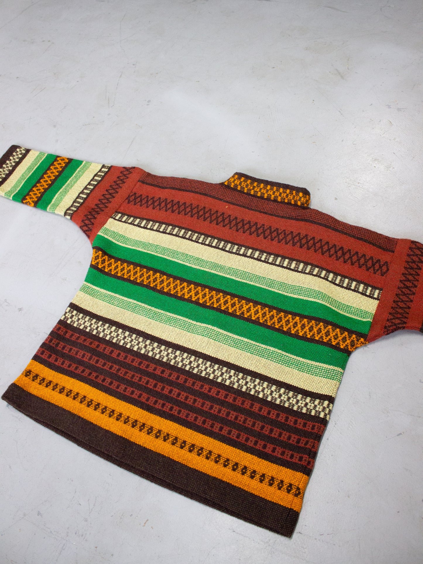 1970's Madawaska Weavers Wool Knit Pullover Sweater Made by Hand in Canada (Size Small Medium)