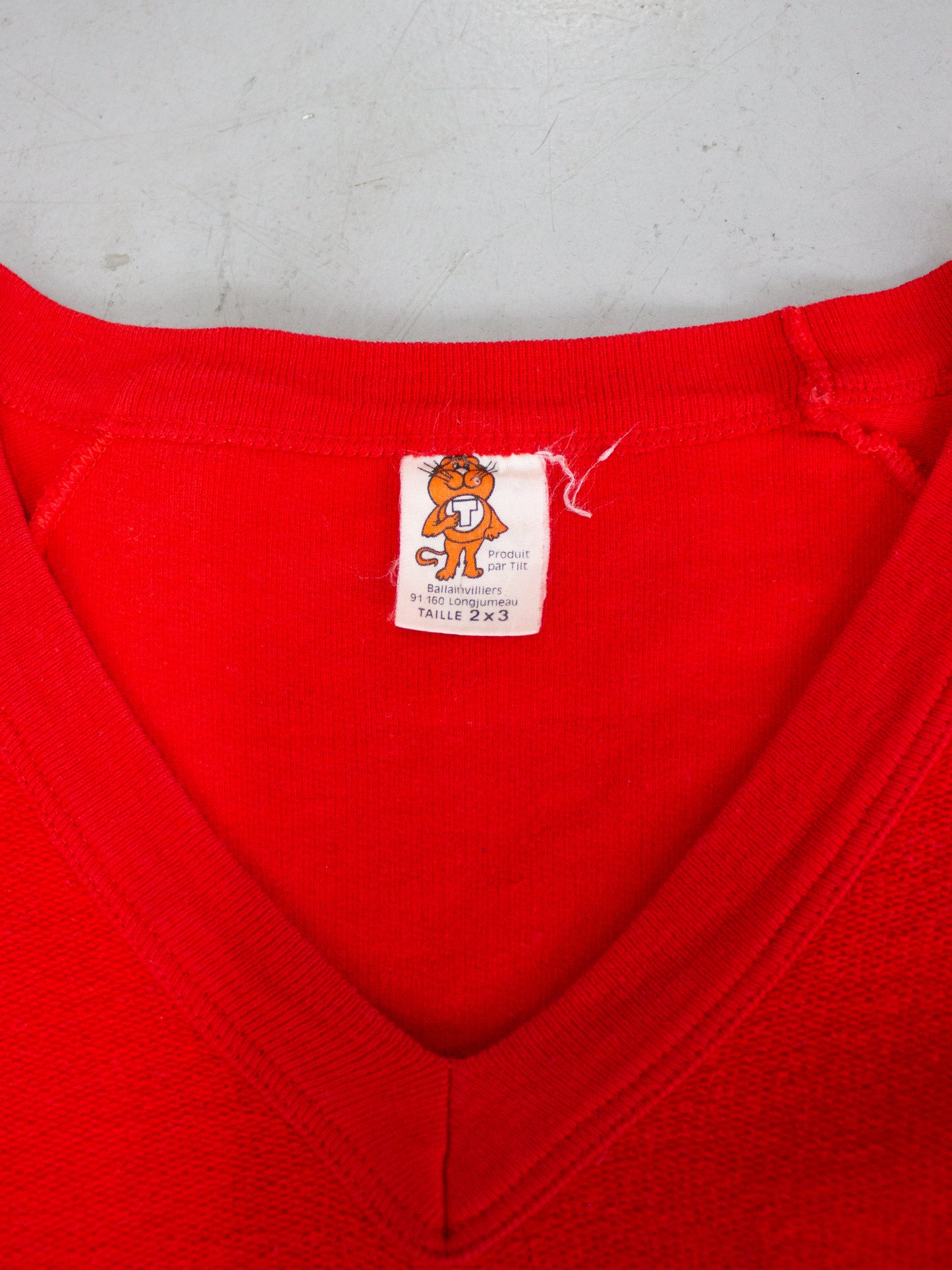1950's Grand Bornand Chinaillon Made In France Cotton Crewneck (Small-Medium)