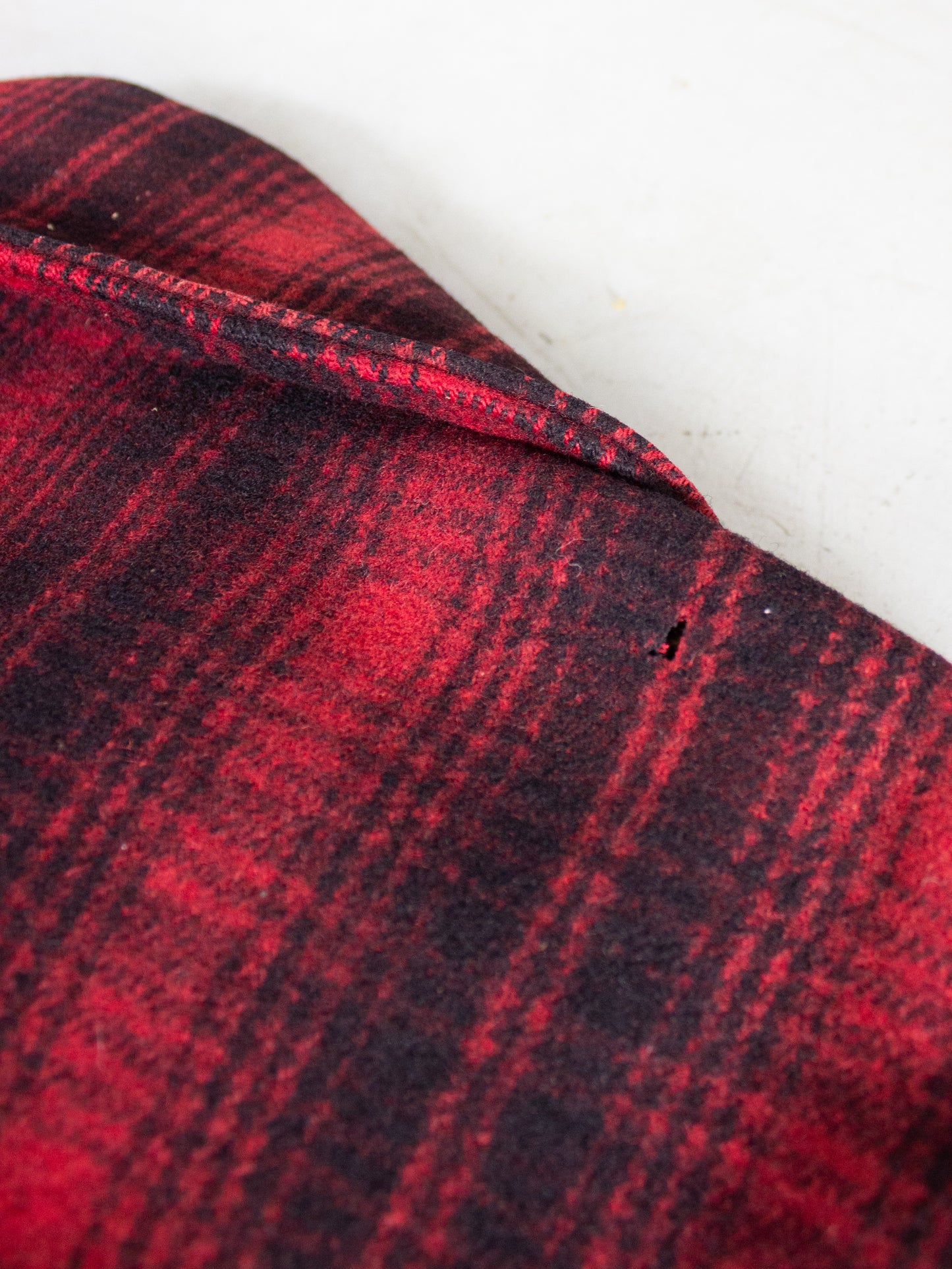 1950's Woolrich Red Buffalo Plaid Hunting Jacket Style 503 (X Large)