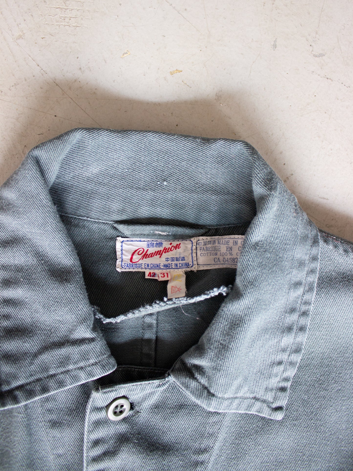 1960's - 1970's Champion Green Cotton Coveralls (Large)
