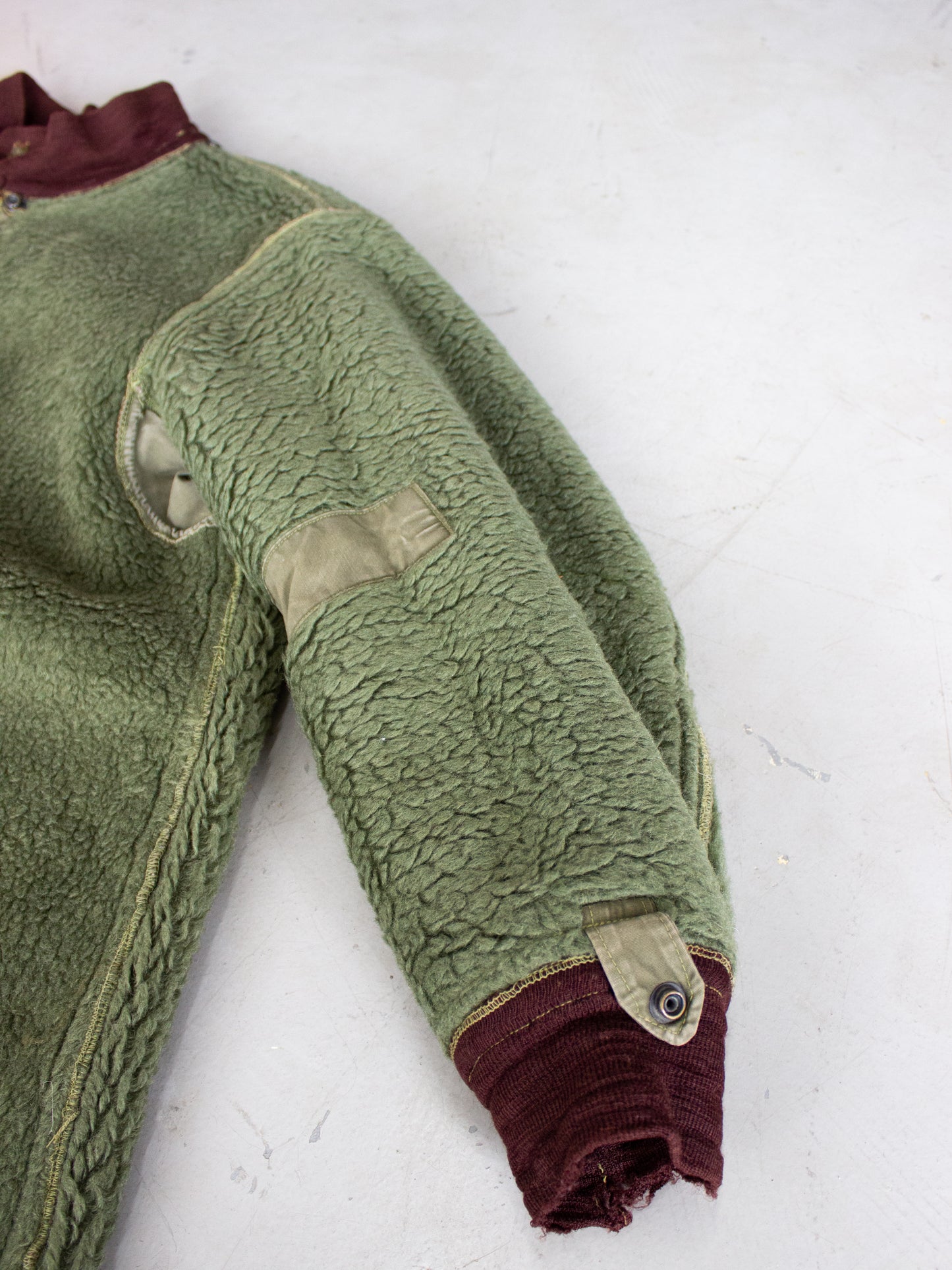 1960's Fleece Military Liner Jacket by North West Sportswear Co. (Large)