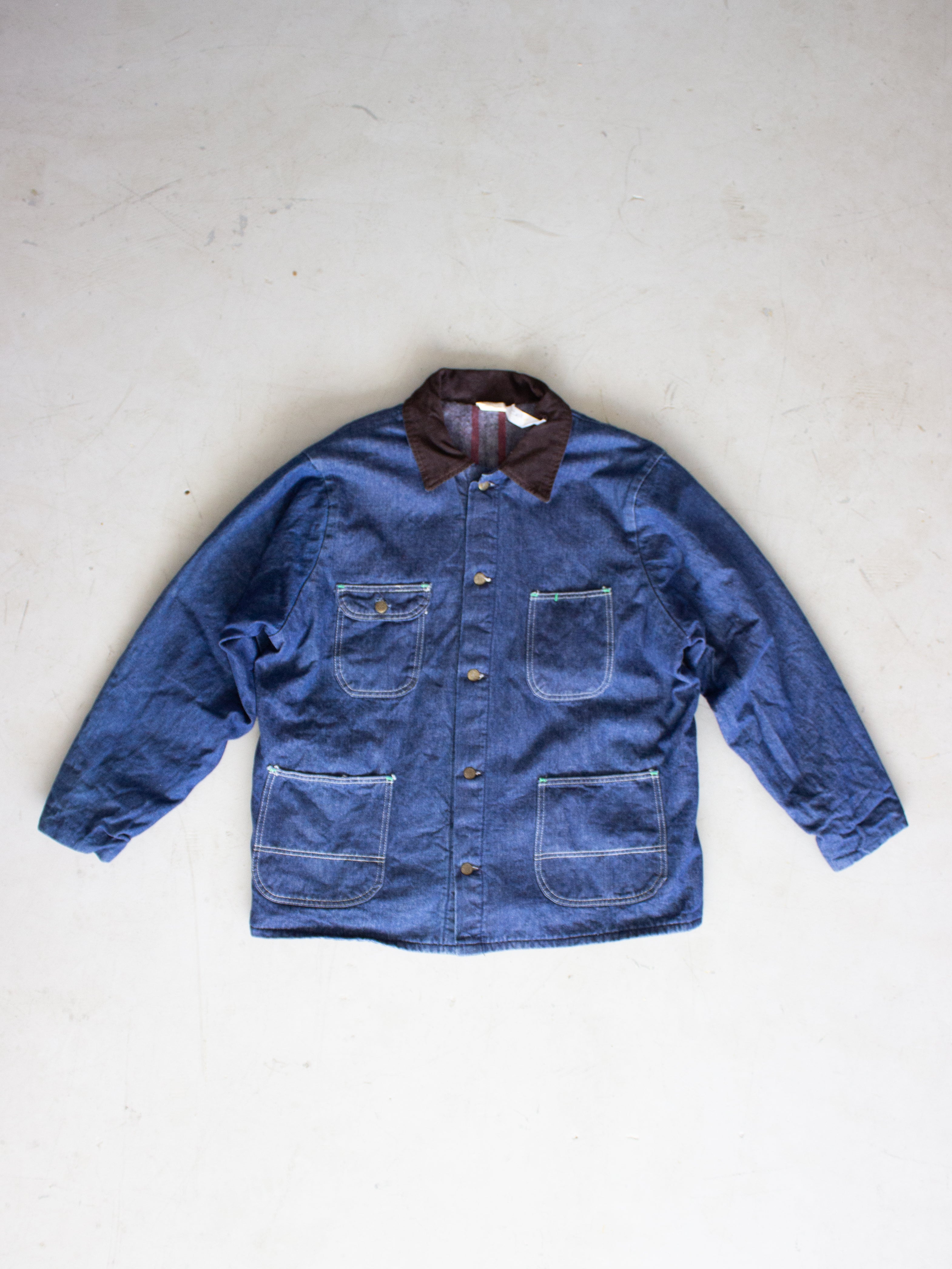 Blanket lined denim chore coat outlet