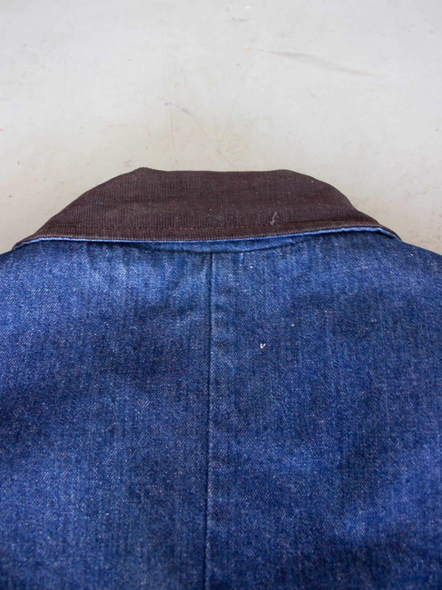 1960's Key Imperial Chore Blanket Lined Denim Jacket Made In USA (Large-X Large)