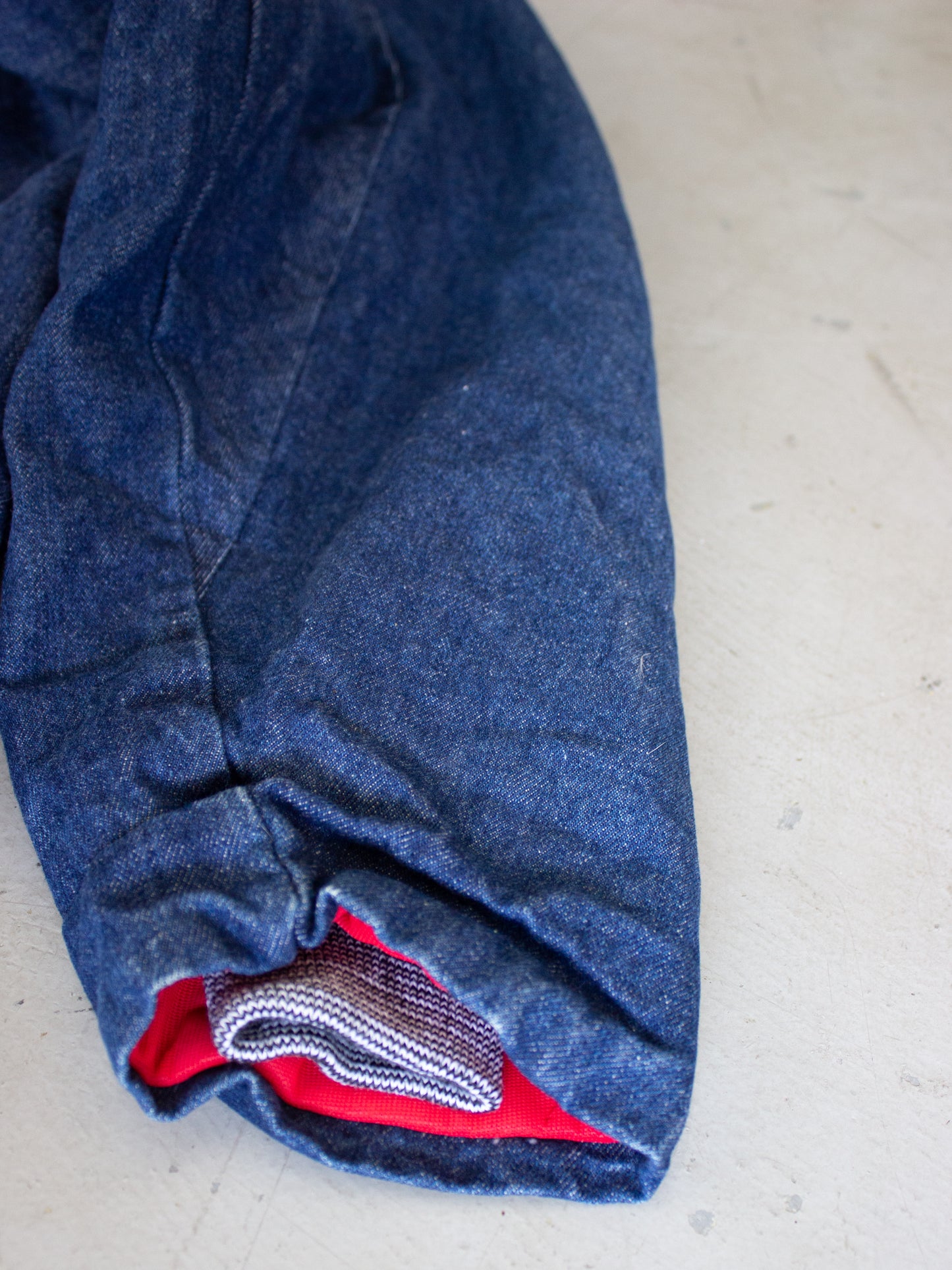 1960's Key Imperial Chore Blanket Lined Denim Jacket Made In USA (Large-X Large)
