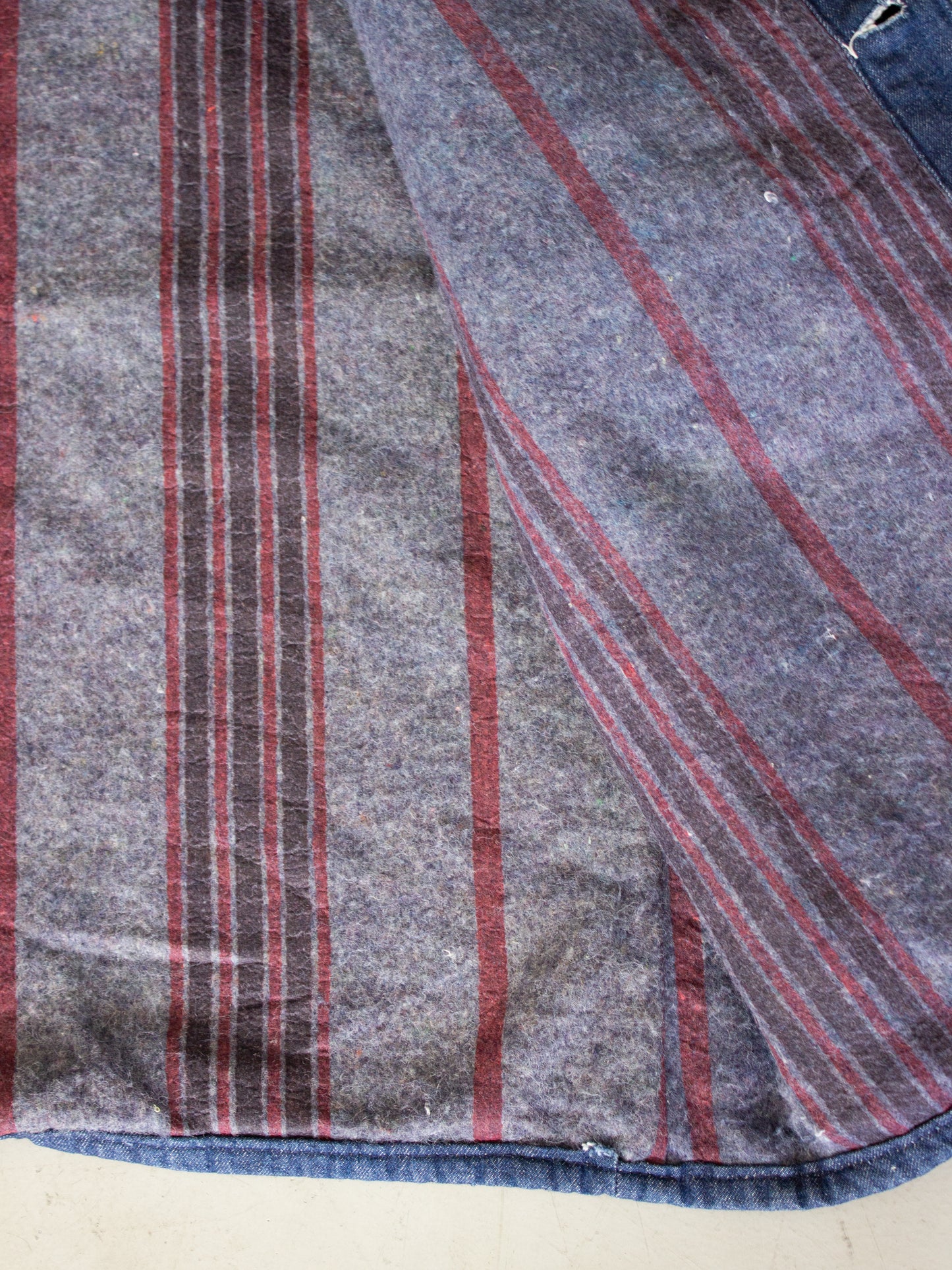 1960's Key Imperial Chore Blanket Lined Denim Jacket Made In USA (Large-X Large)