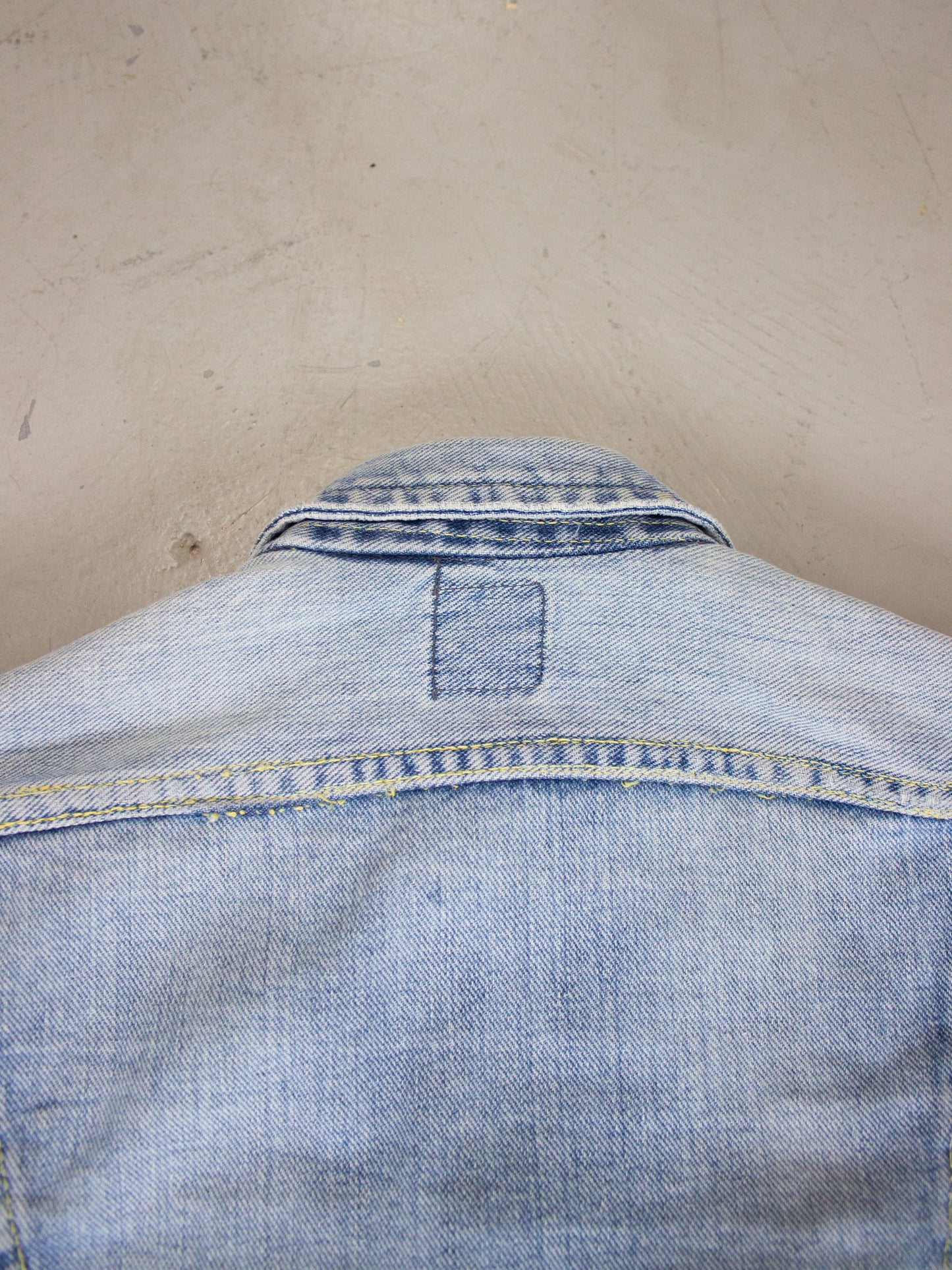 1960's Lee Riders Union Made Light Wash Denim Jacket Made in USA PATD 153438 (X Small)