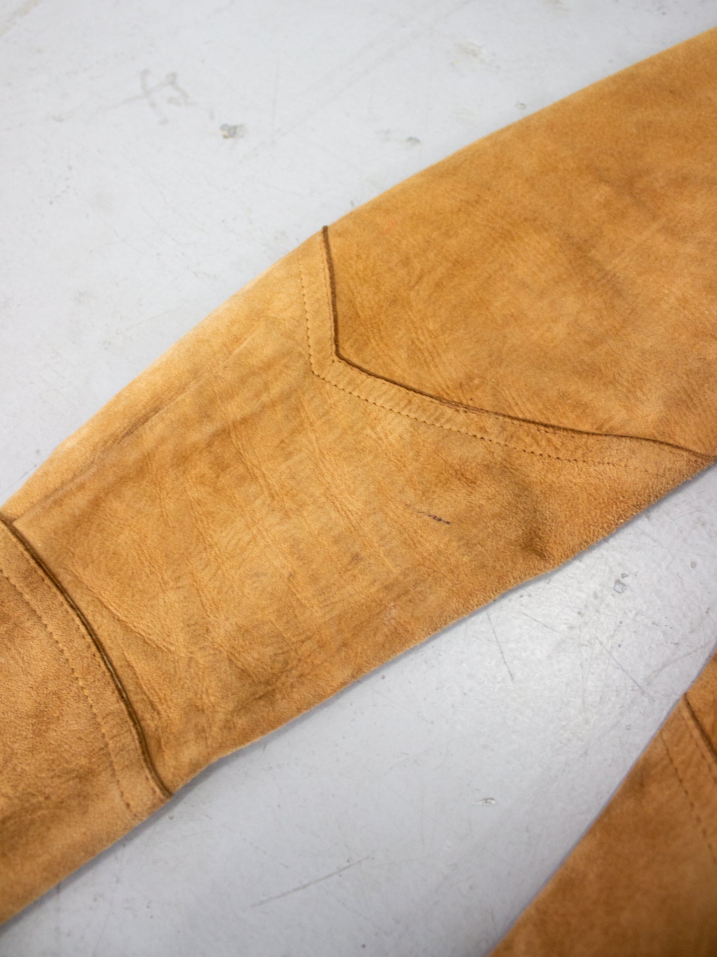 1970's Buckskin Suede Leather Jacket By JJ Made In Canada (Small)
