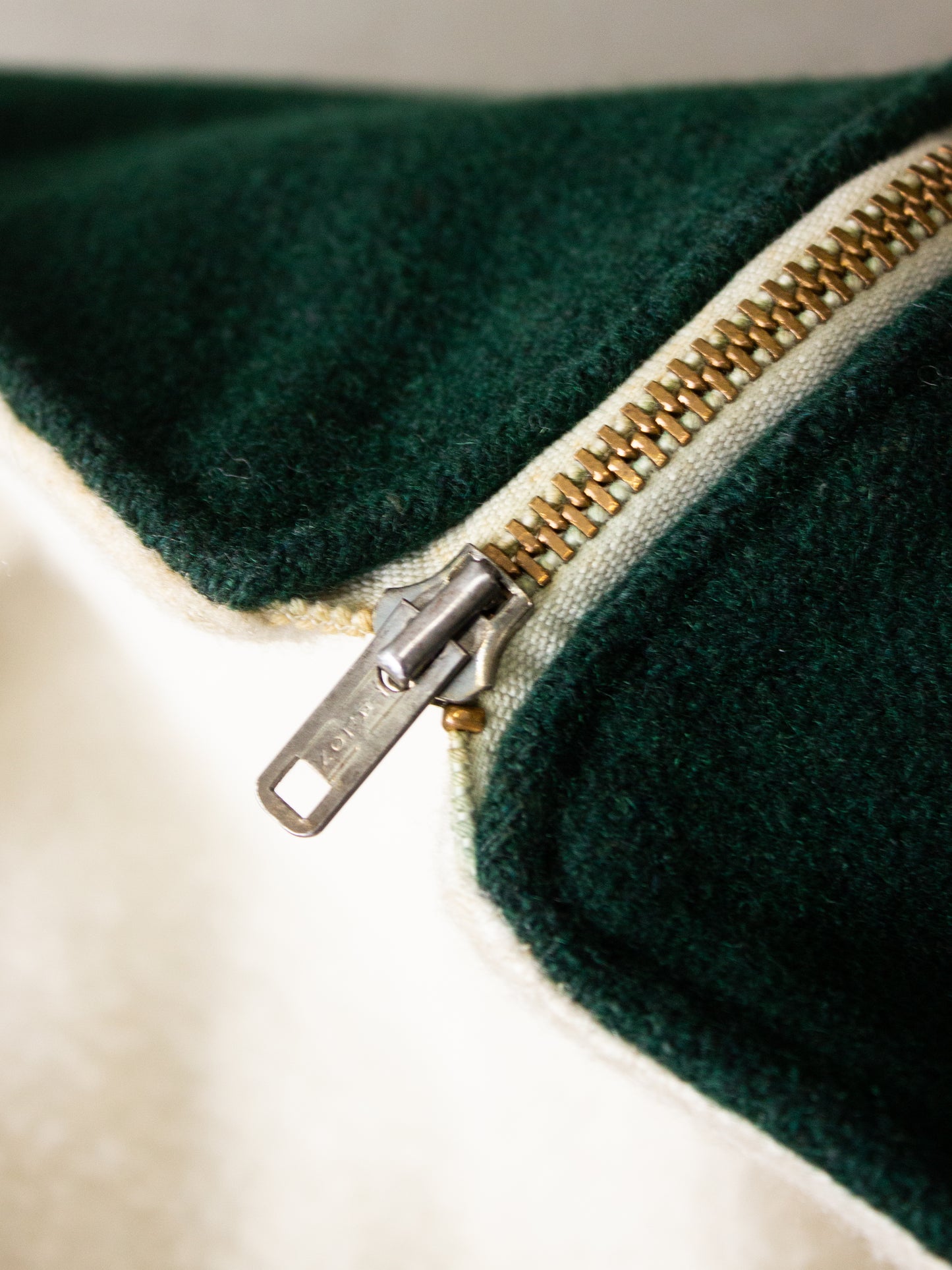 1970's Elyria Catholic School Wool Leather Varsity Jacket (Small-Medium)