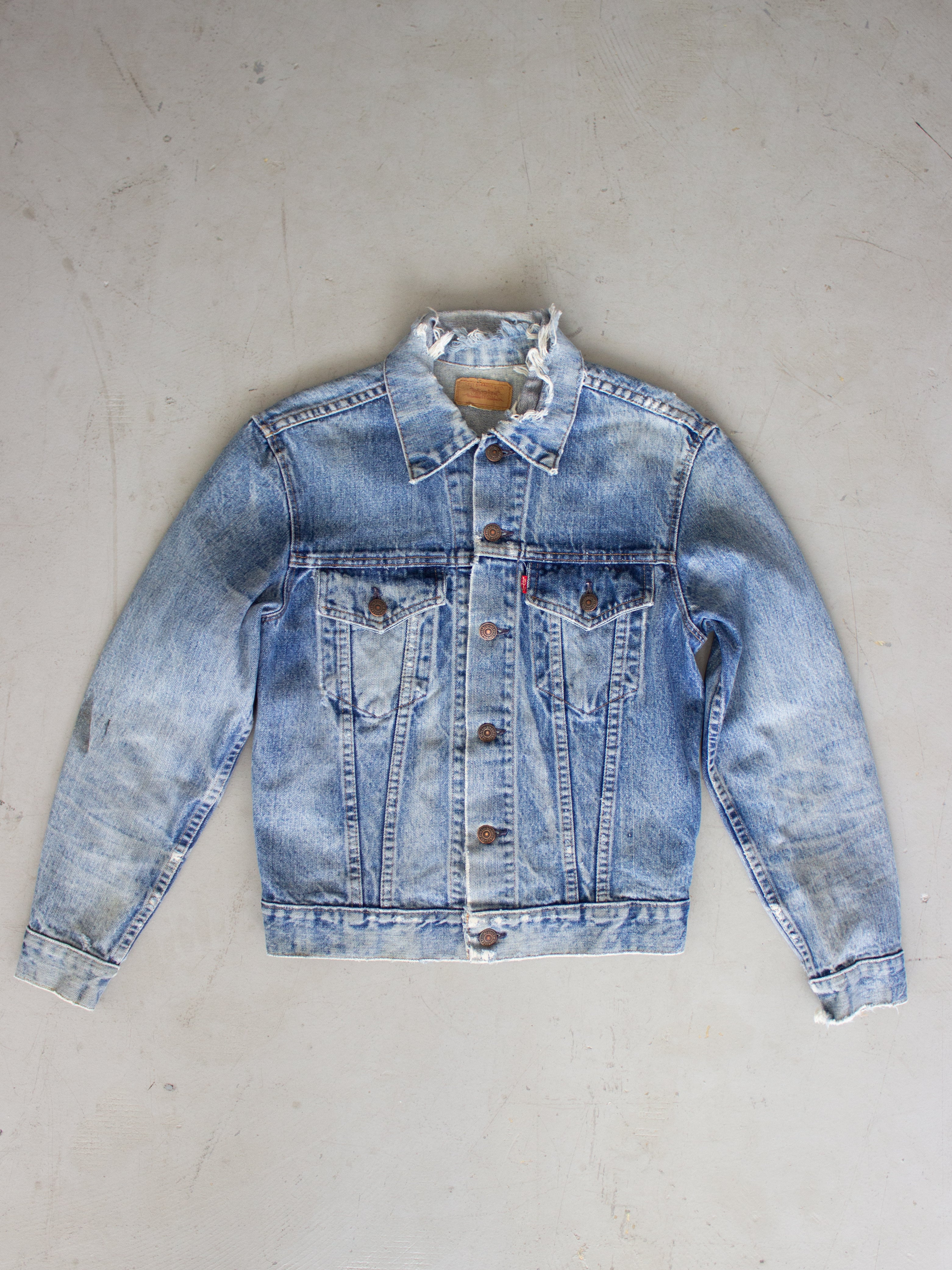 Vintage 1970 s Levi s Trucker Jean Jacket Type III Medium Wash