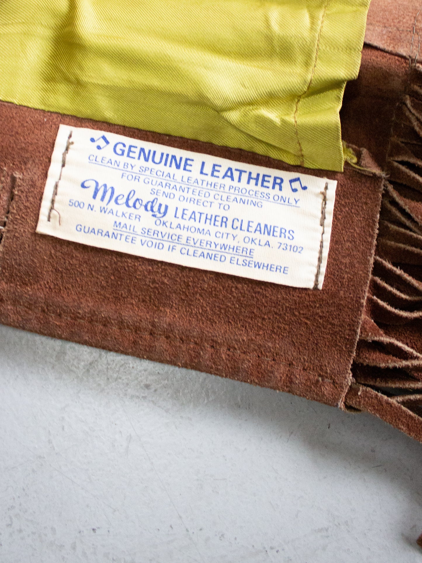 1970's Pioneer Wear Brown Suede Fringe Jacket Made in USA (Men's Small)