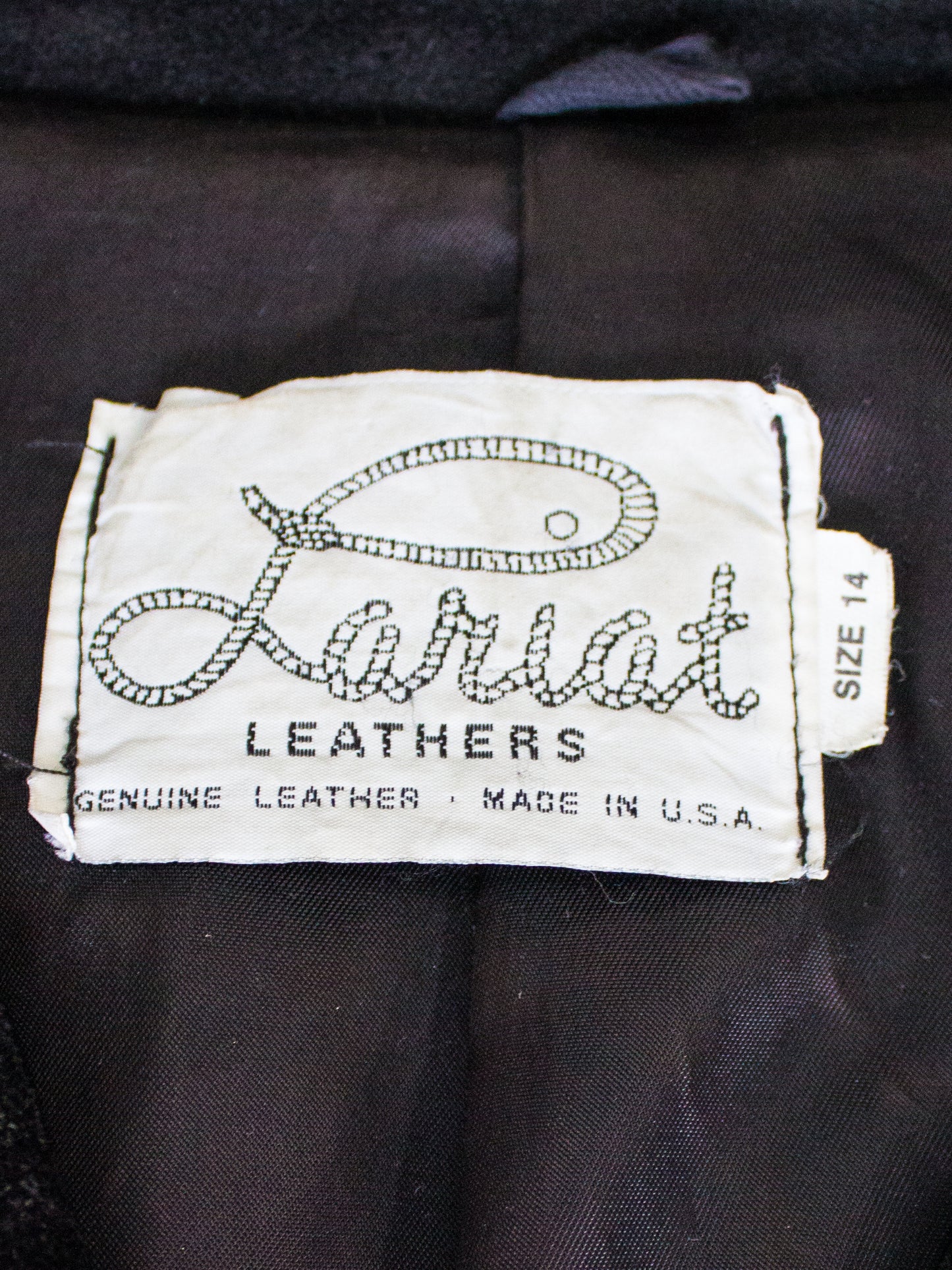 1970's Lariat Western Black Suede Fringe Jacket Made in USA (Men's Medium)