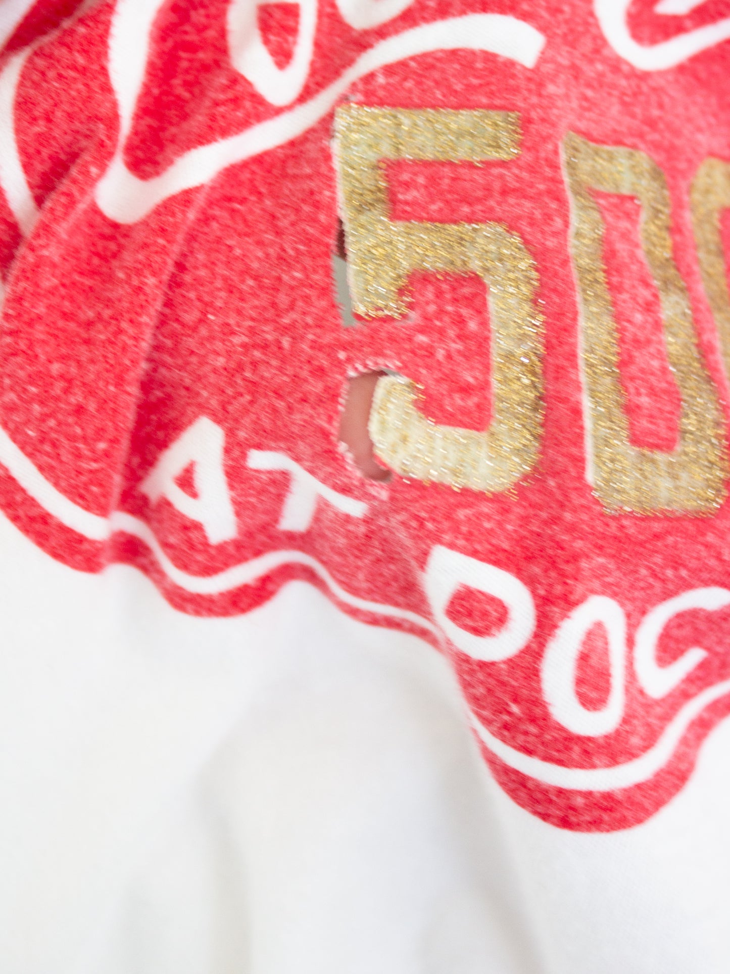 1977 Coca-Cola 500 At Pocono White Racing T-shirt (Medium)