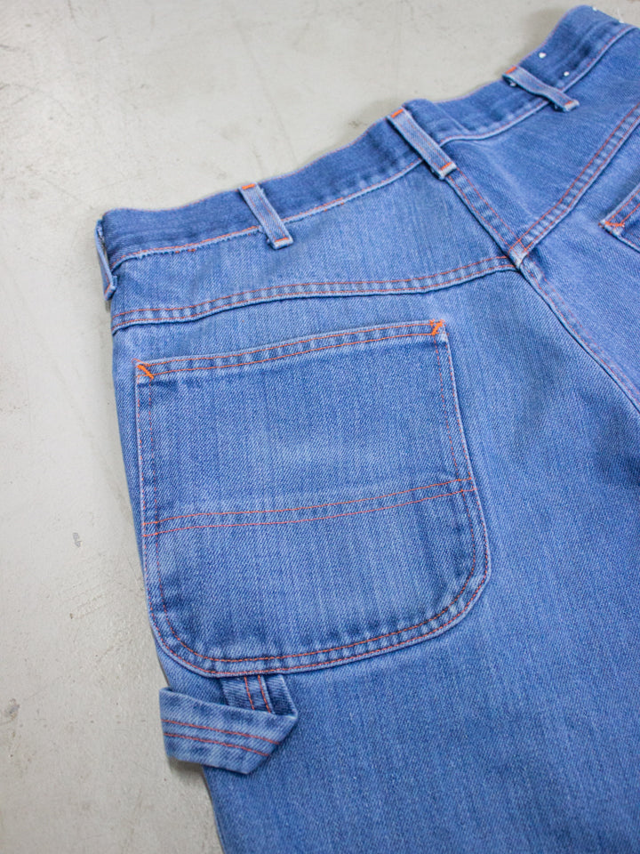 1980's Big Mac Carpenter Work Wear Denim Jeans Made in USA (Size 36-38)