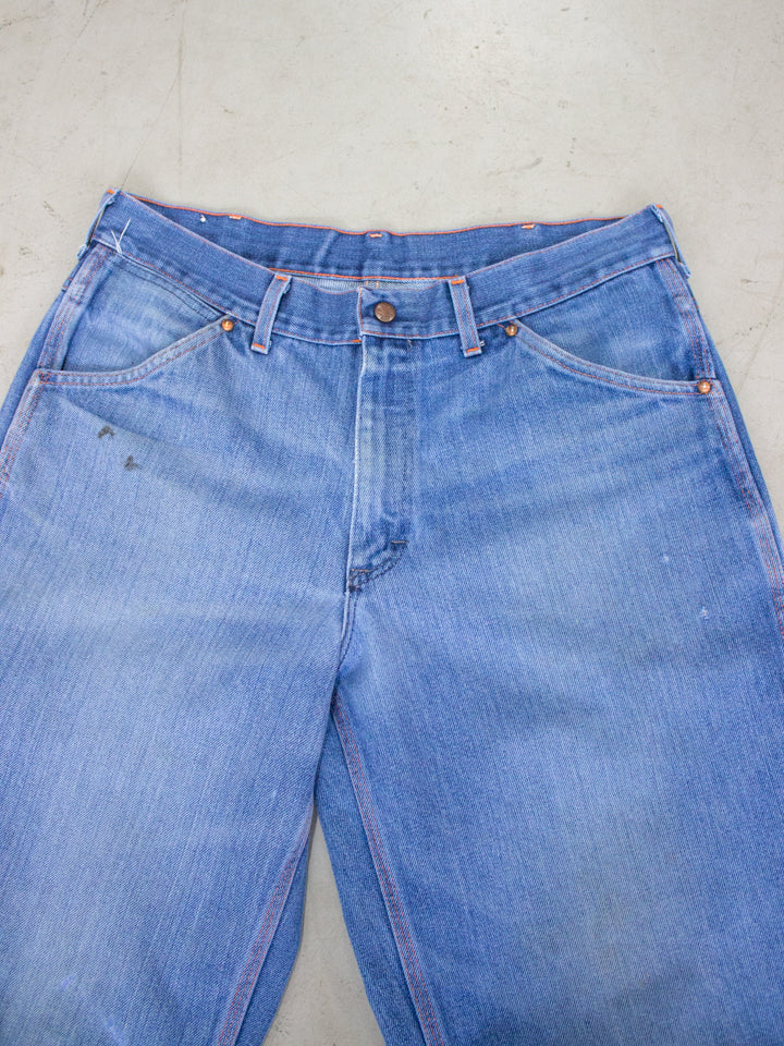 1980's Big Mac Carpenter Work Wear Denim Jeans Made in USA (Size 36-38)
