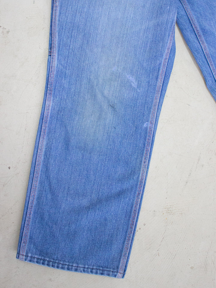 1980's Big Mac Carpenter Work Wear Denim Jeans Made in USA (Size 36-38)