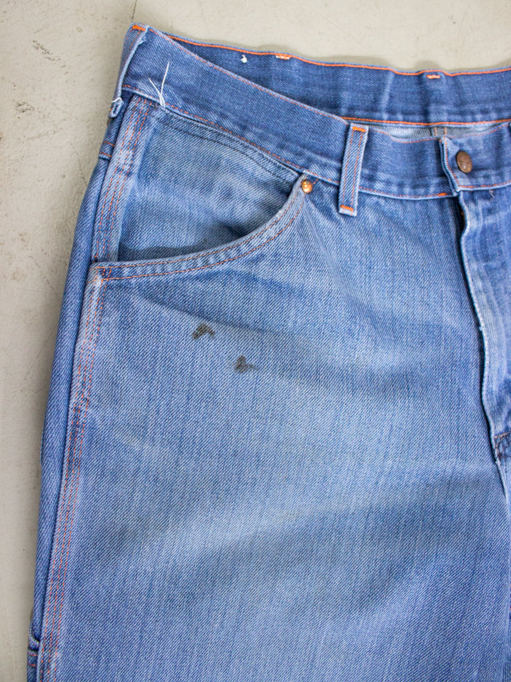 1980's Big Mac Carpenter Work Wear Denim Jeans Made in USA (Size 36-38)