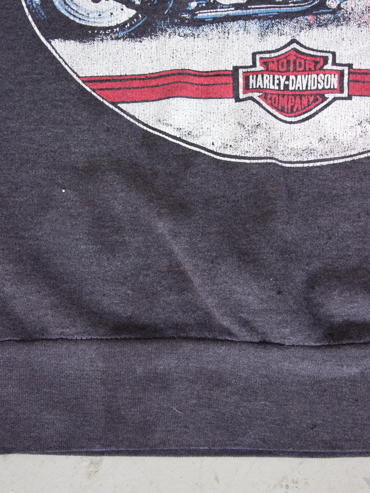 1980's Harley-Davidson Motorcycle Crewneck Made In USA (XSmall-Small)