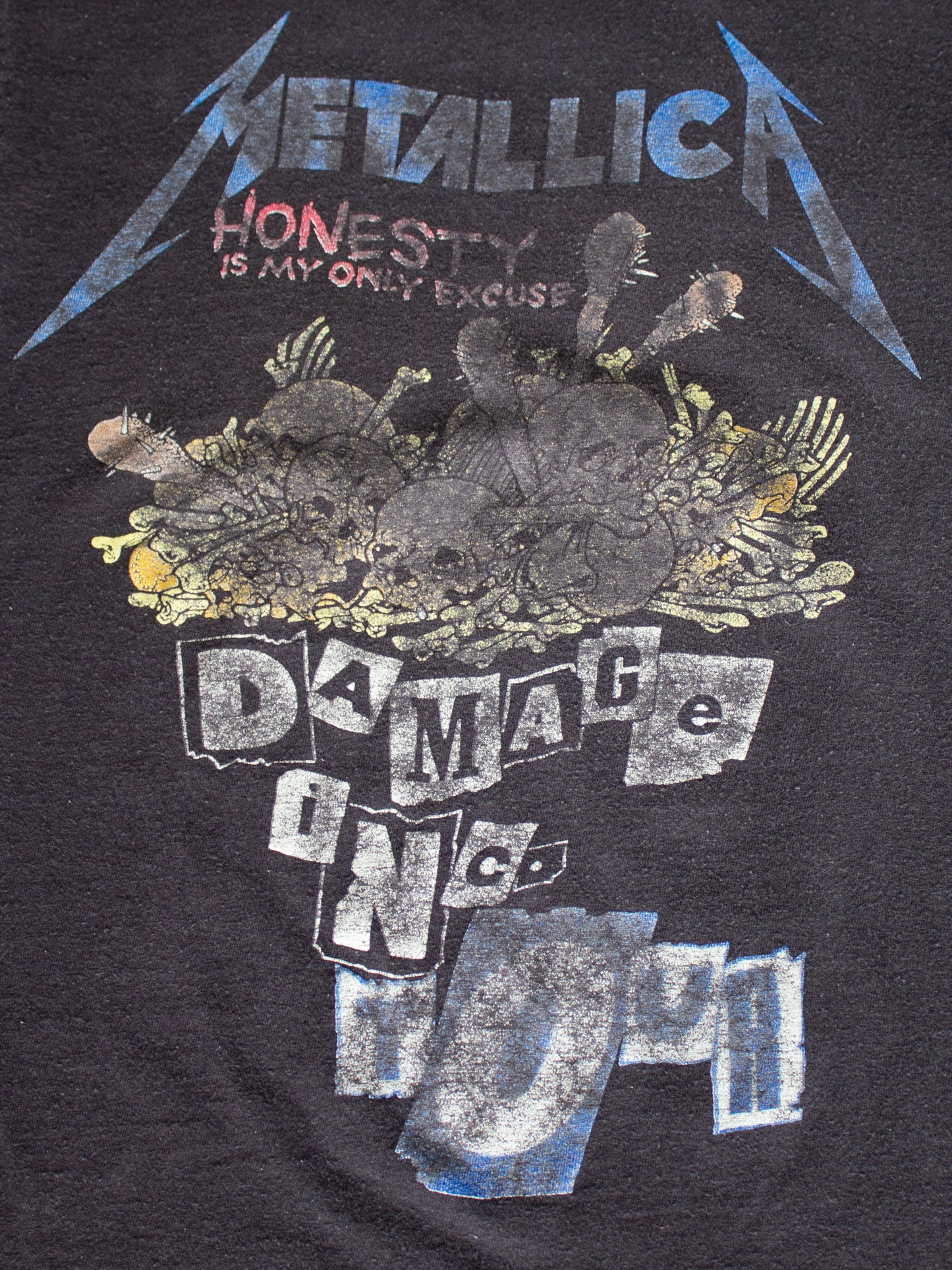 1980's Metallica 'Damage Inc.' Tour T-shirt (Small)