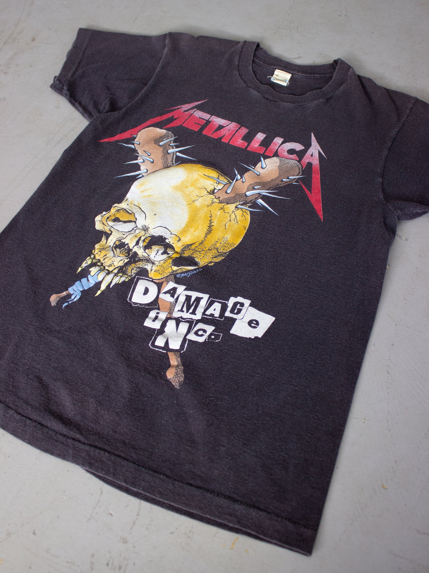 1980's Metallica 'Damage Inc.' Tour T-shirt (Small)