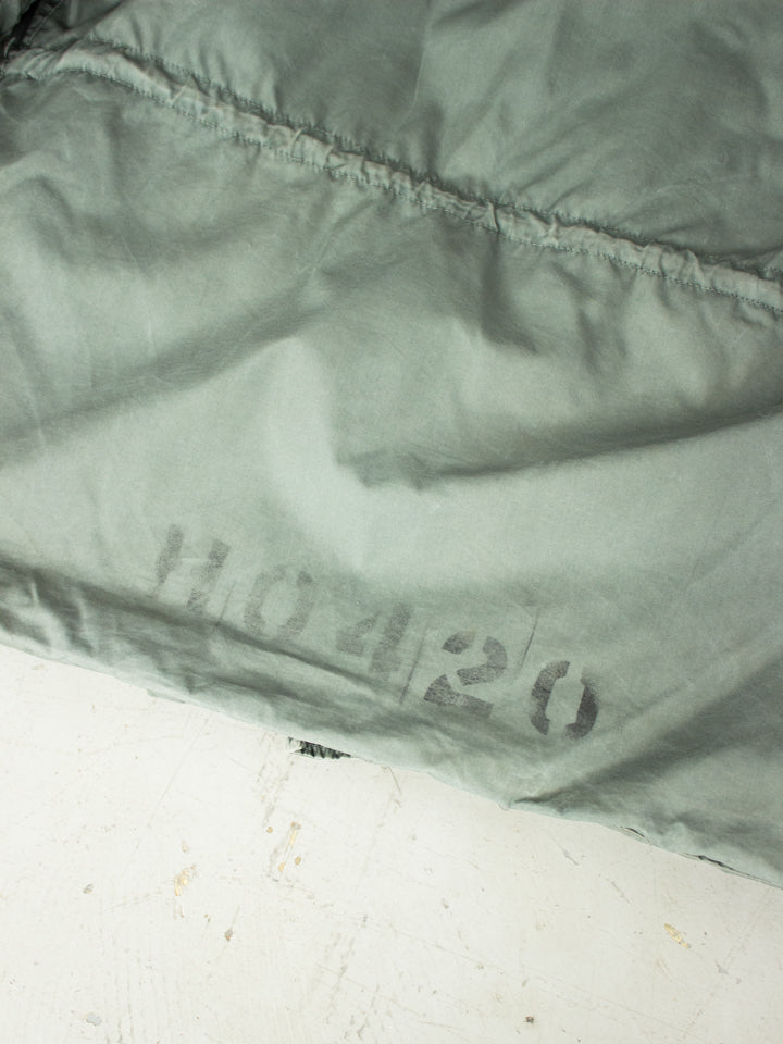 1980's N-3B Extreme Cold Weather USA Military Parka Jacket with Synthetic Fur Hood and Scovil Zippers(Size Medium)