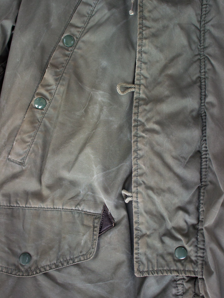1980's N-3B Extreme Cold Weather USA Military Parka Jacket with Synthetic Fur Hood and Scovil Zippers(Size Medium)
