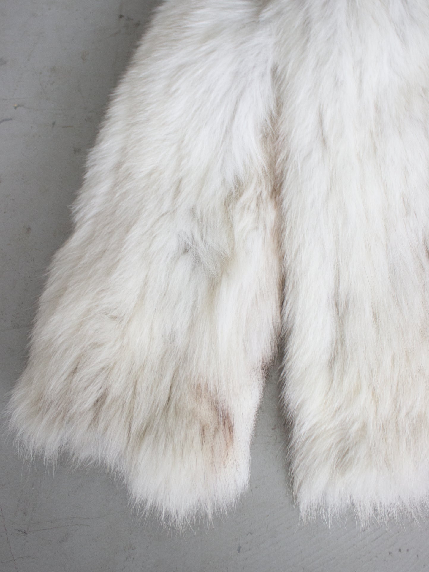1980's Silver Fox Fur Coat by Saga Fox (Large)