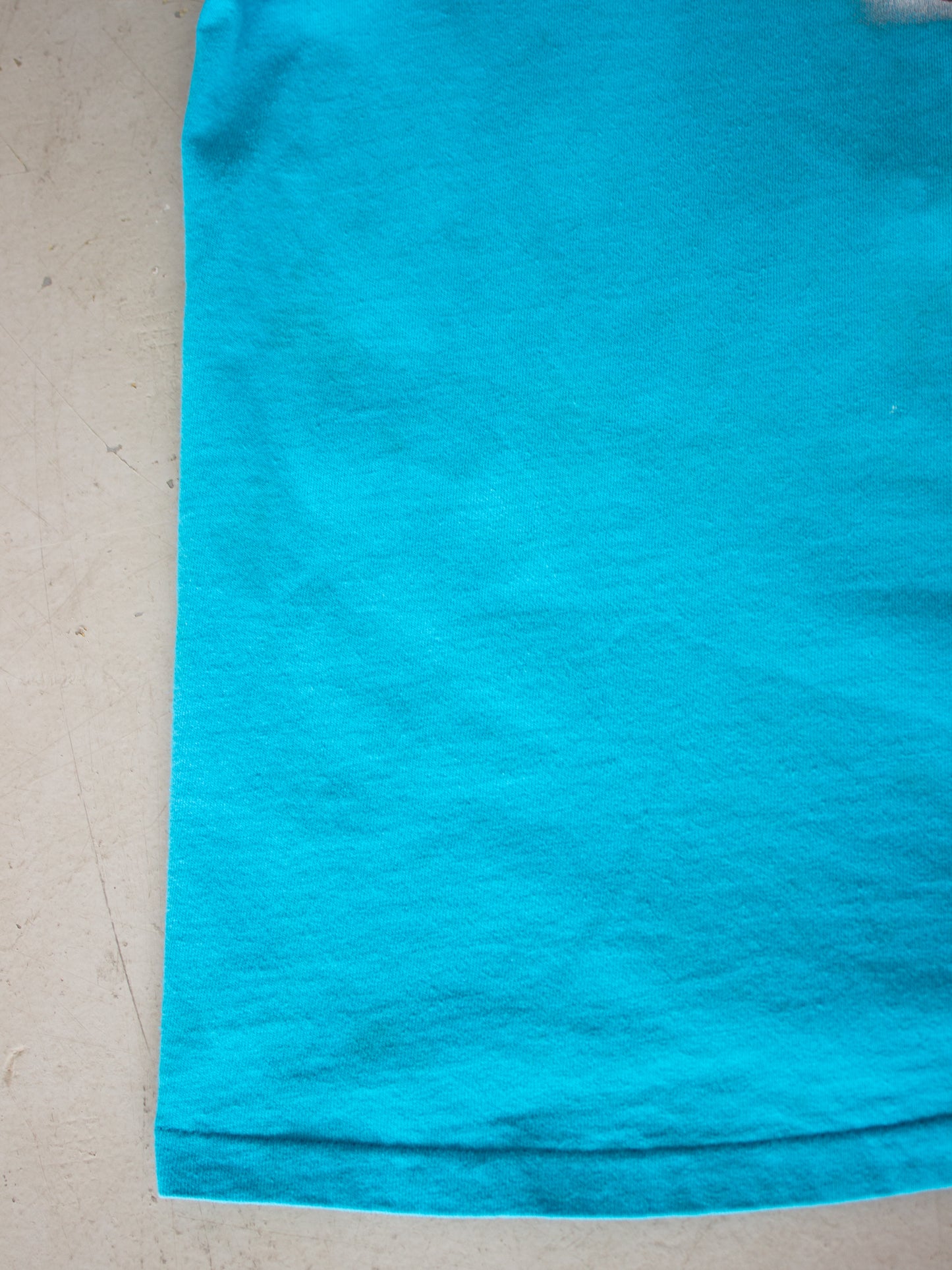1990's Harley-Davidson Montreal 3D Emblem Turquoise T-shirt (Men's XL)