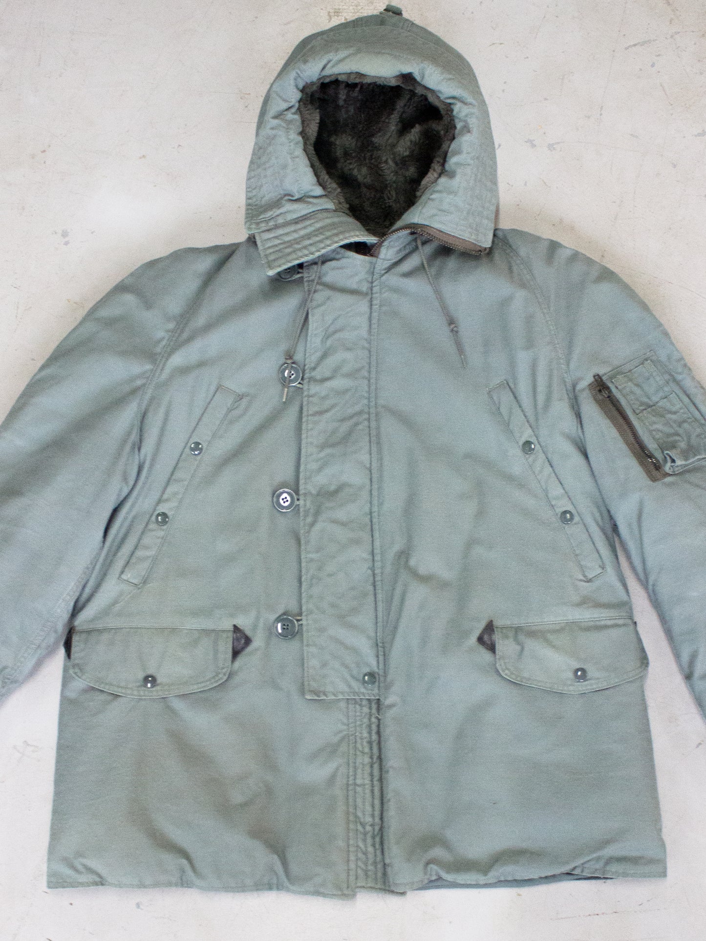 1990's N-3B USA Military Extreme Cold Parka by Greenbrier Industries (Size Large)