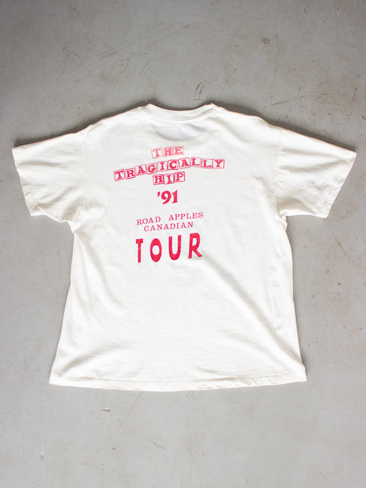 1991 The Tagically Hip, Road Apples Canadian Tour T-shirt (Men's Large)