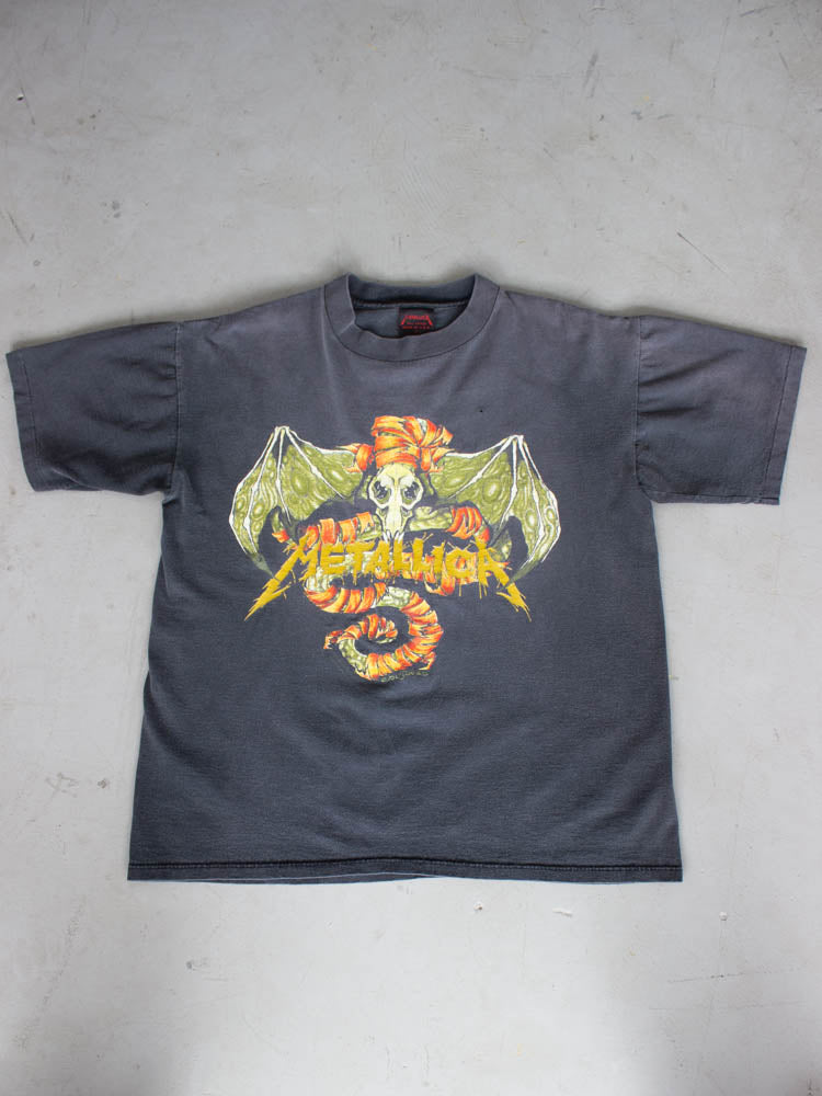 Vintage 1992 Metallica Wherever I May Roam Pushead Brockum T Shirt Men s Large lacaravanevintage