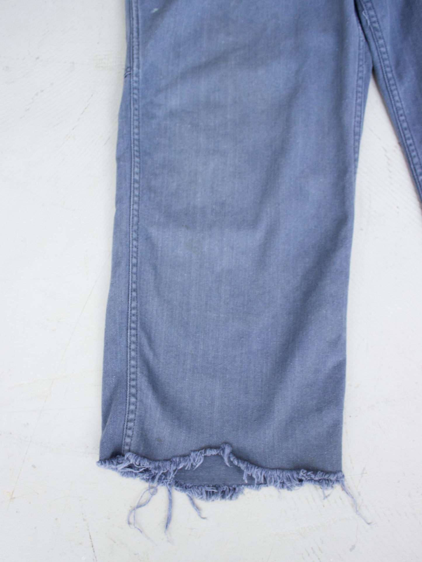 Vintage Blue Cotton Coveralls (Medium)