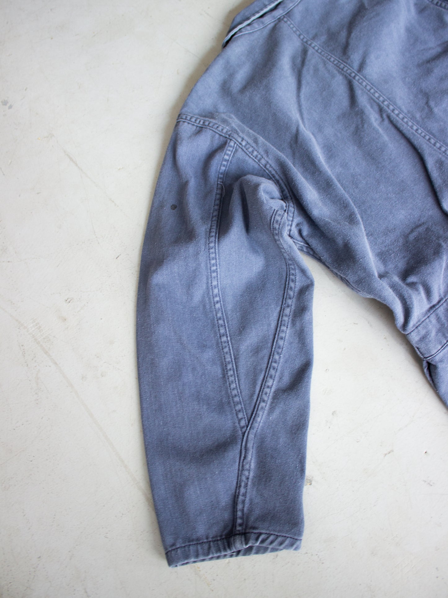 Vintage Blue Cotton Coveralls (Medium)
