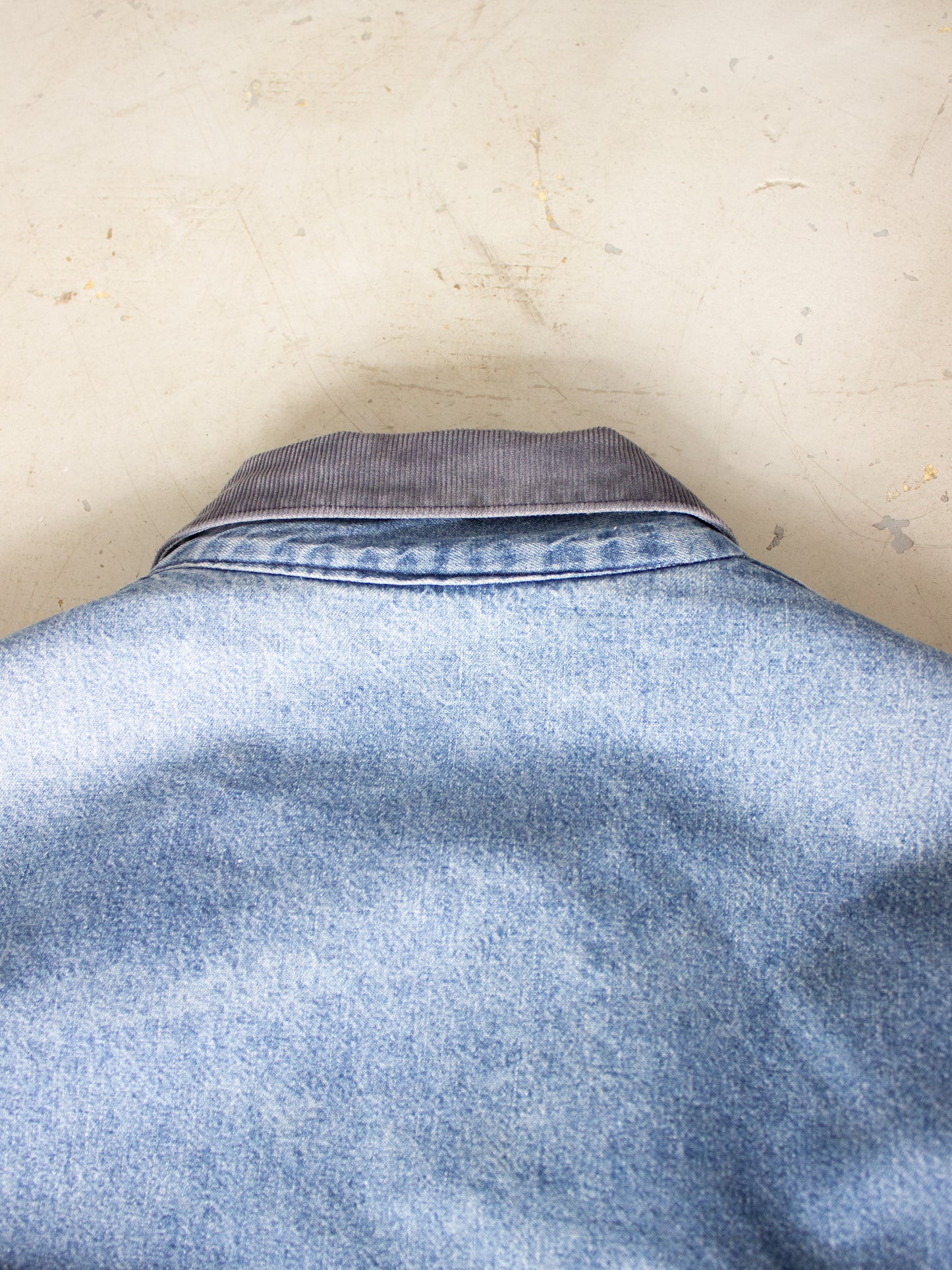 Vintage Sears Work Leisure Blanket Lined Denim Chore Jacket Large X Large