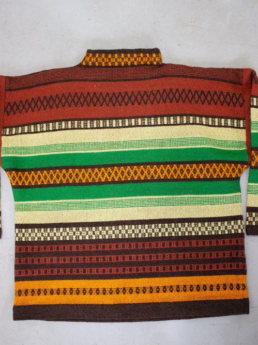 1970's Madawaska Weavers Wool Knit Pullover Sweater Made by Hand in Canada (Size Small Medium)