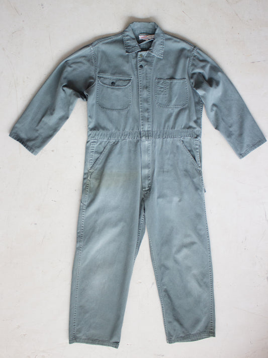 1960's - 1970's Champion Green Cotton Coveralls (Large)