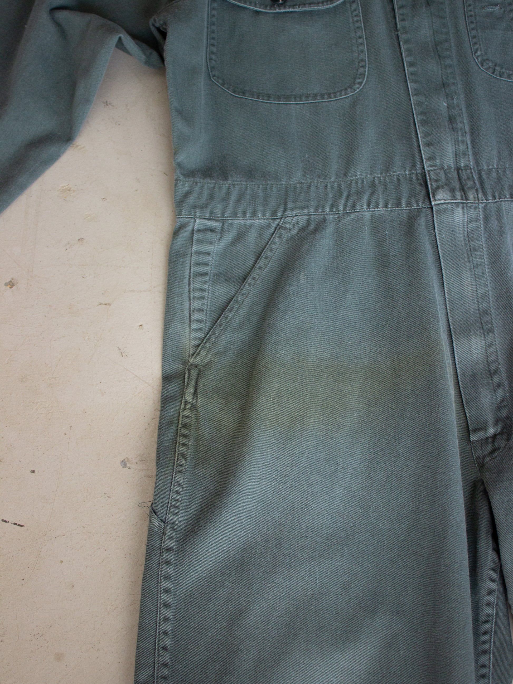 Vintage 1960 s 1970 s Champion Green Cotton Coveralls Large