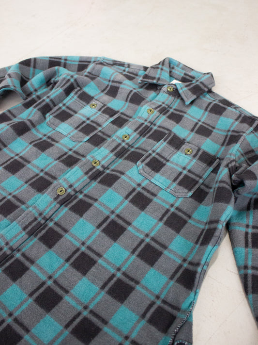 1970's Champion Plaid Flannel Cotton Shirt (Medium-Large)