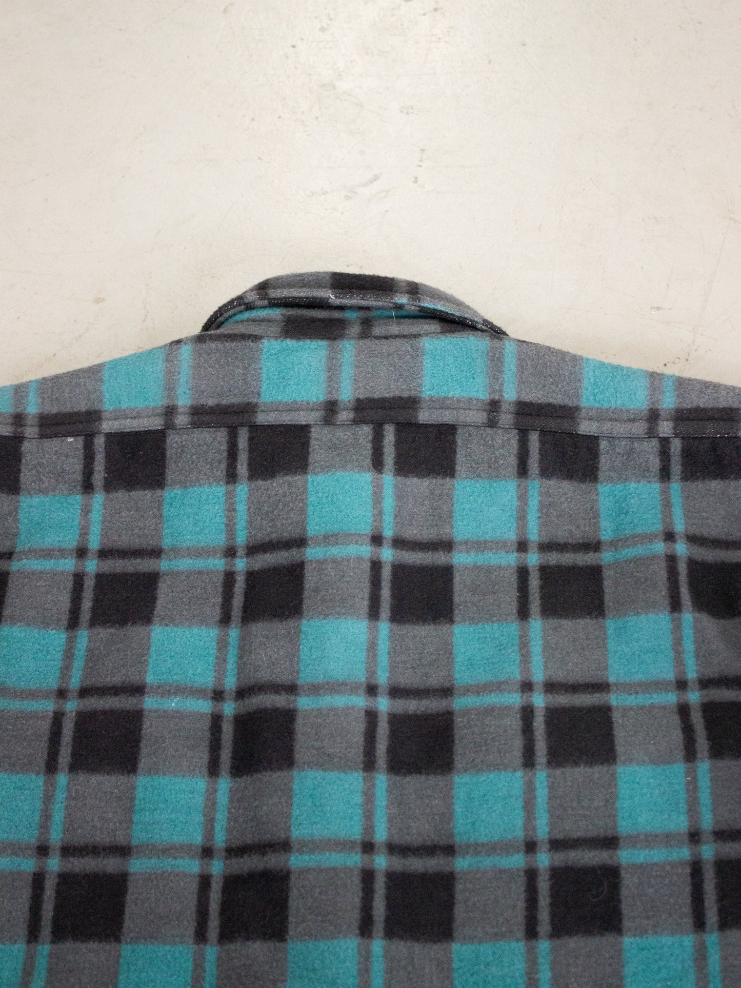 1970's Champion Plaid Flannel Cotton Shirt (Medium-Large)