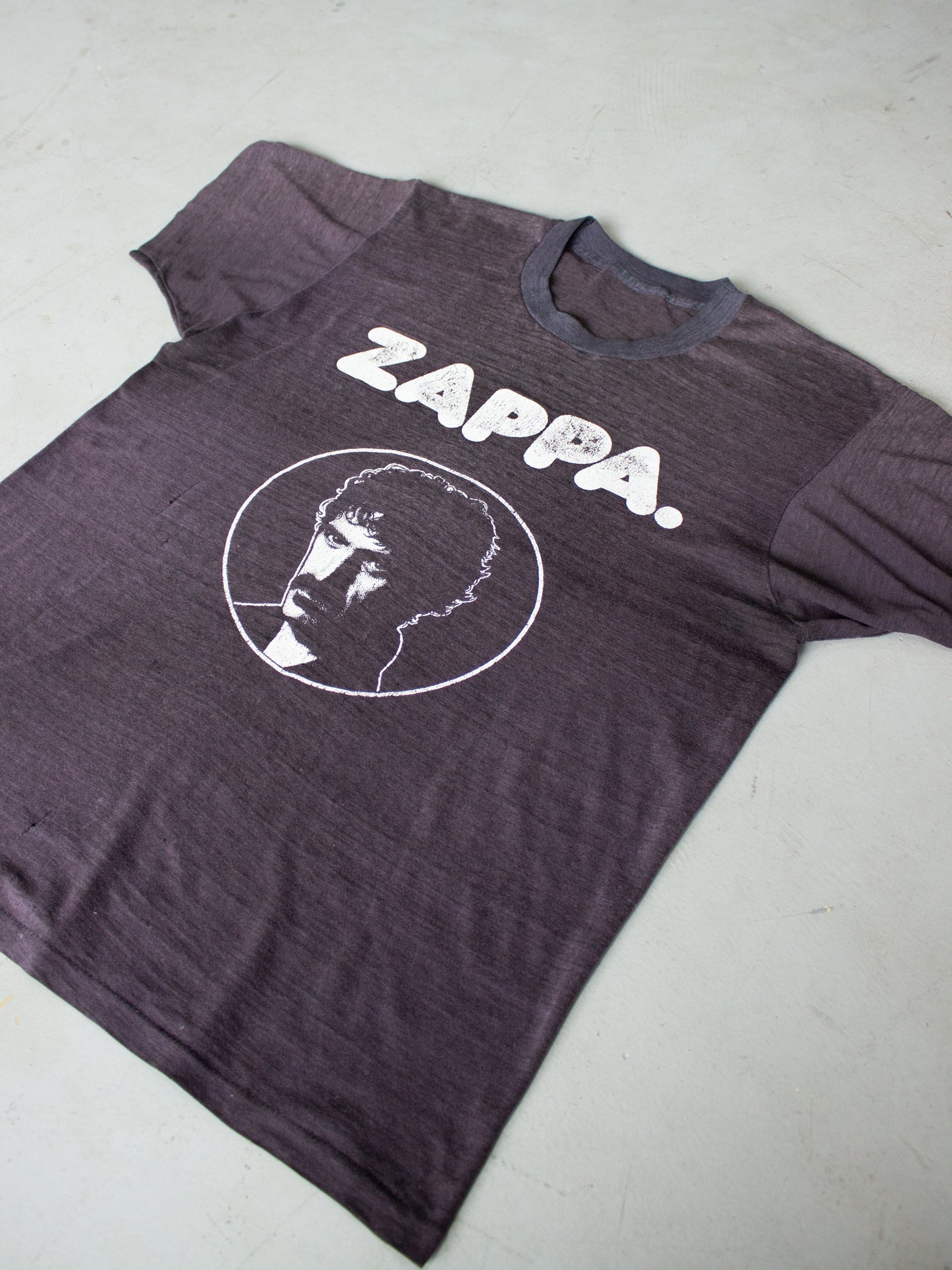 Original 1970's Frank Zappa "The Best" Tour T-Shirt (Medium)