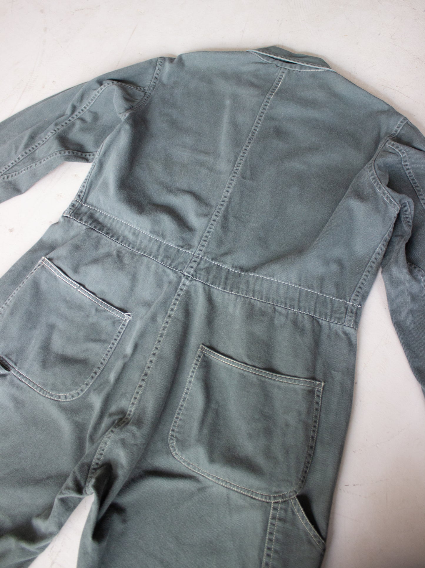 1970's Green Cotton 'Double Wear' Coveralls (Large - X Large)