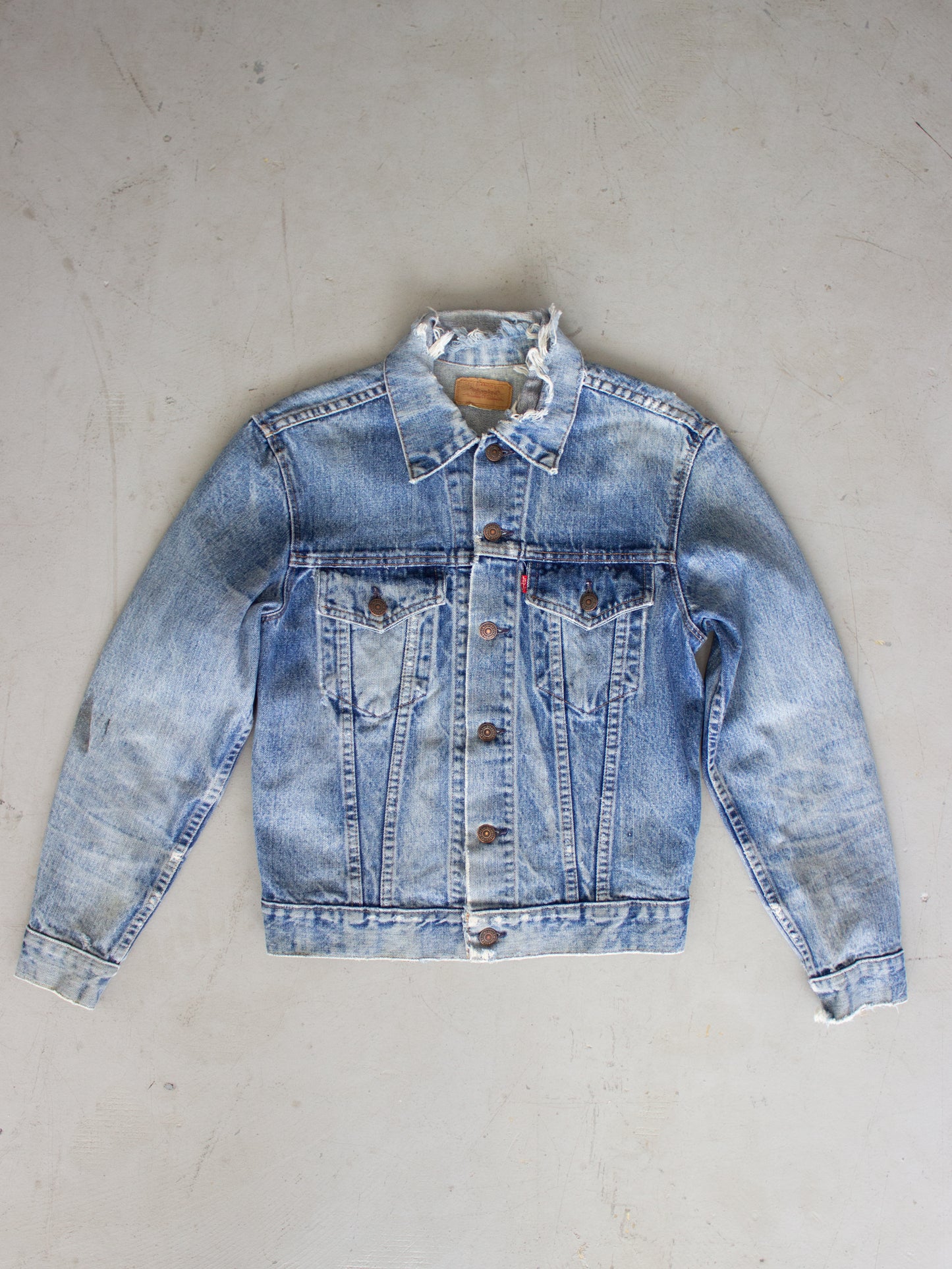 1970's Levi's Trucker Jean Jacket Type III Medium Wash (Small)