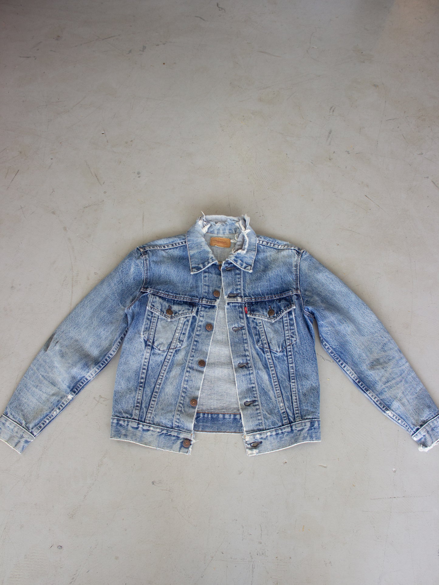 1970's Levi's Trucker Jean Jacket Type III Medium Wash (Small)