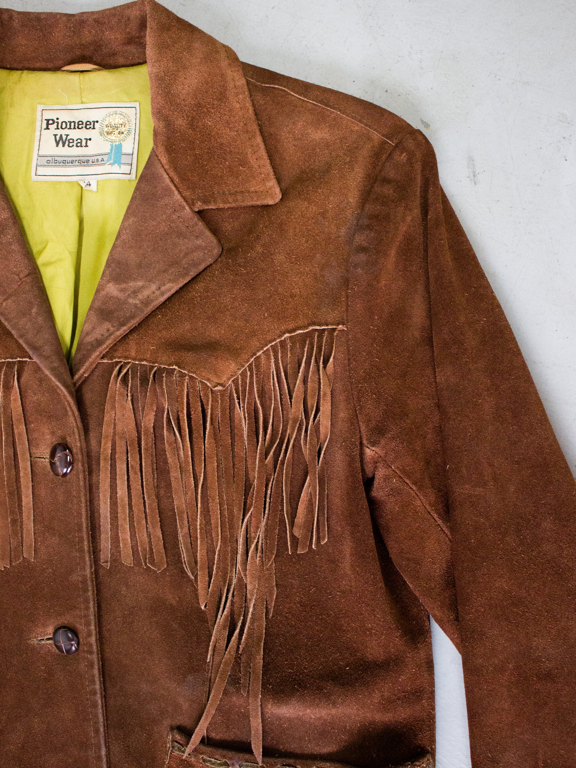 Pioneer wear fringe online jacket