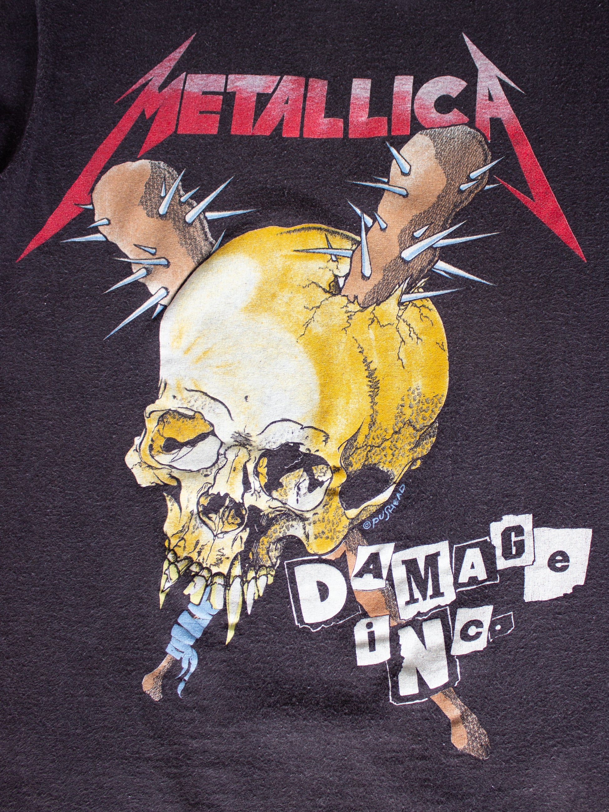 1980's Metallica 'Damage Inc.' Tour T-shirt (Small)