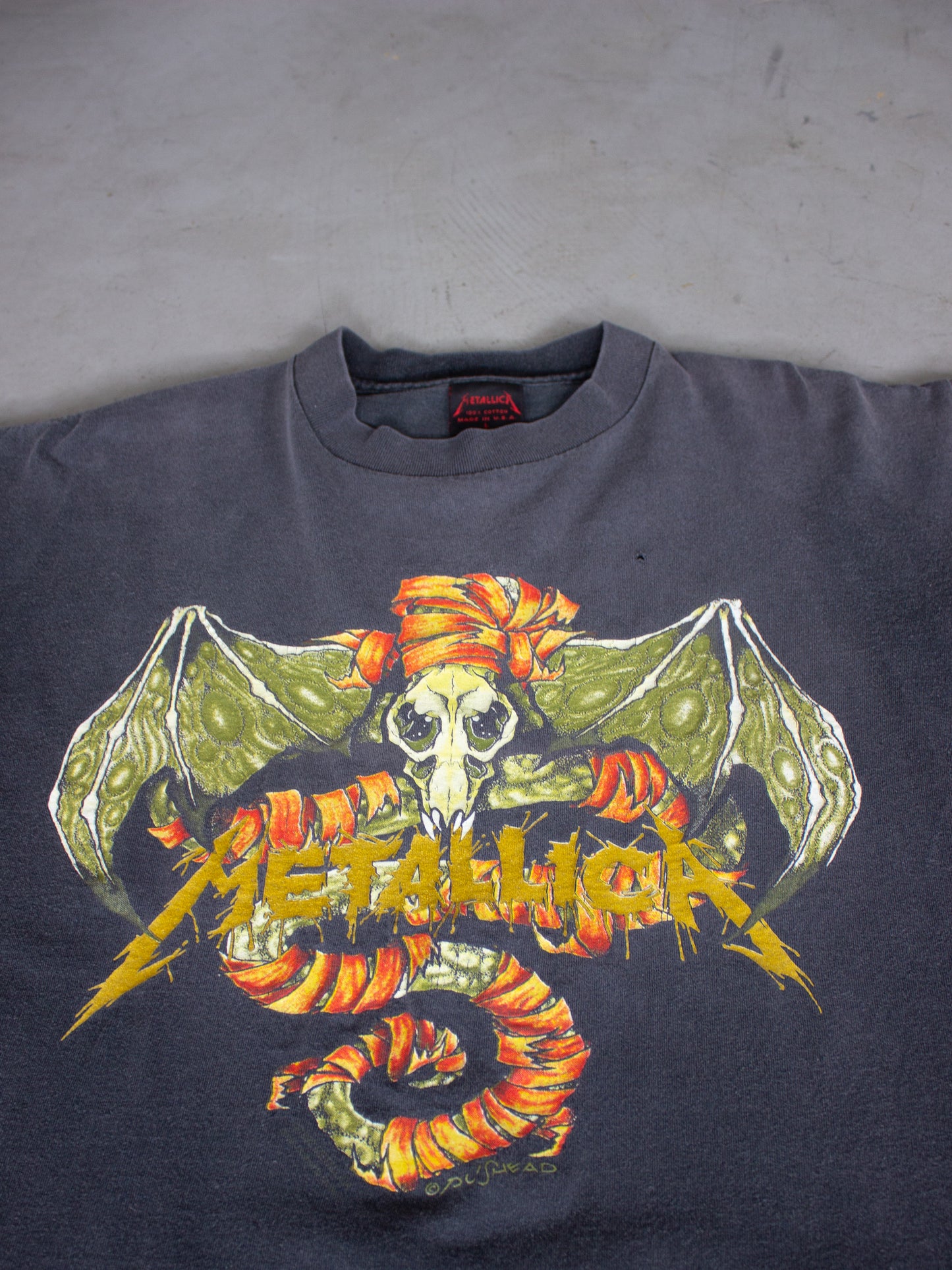 1992 Metallica 'Wherever I May Roam' Pushead, Brockum T-Shirt (Men's Large)